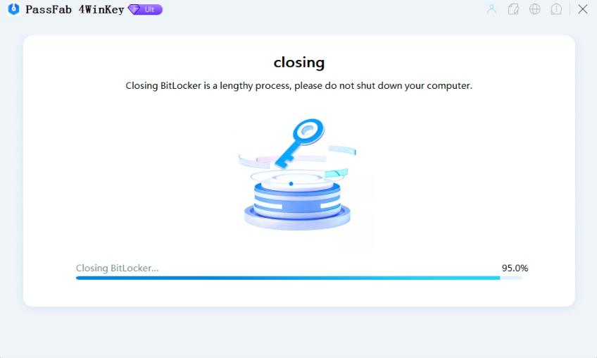 remove bitlocker successfully