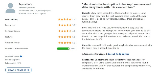 Macrium Reflect review