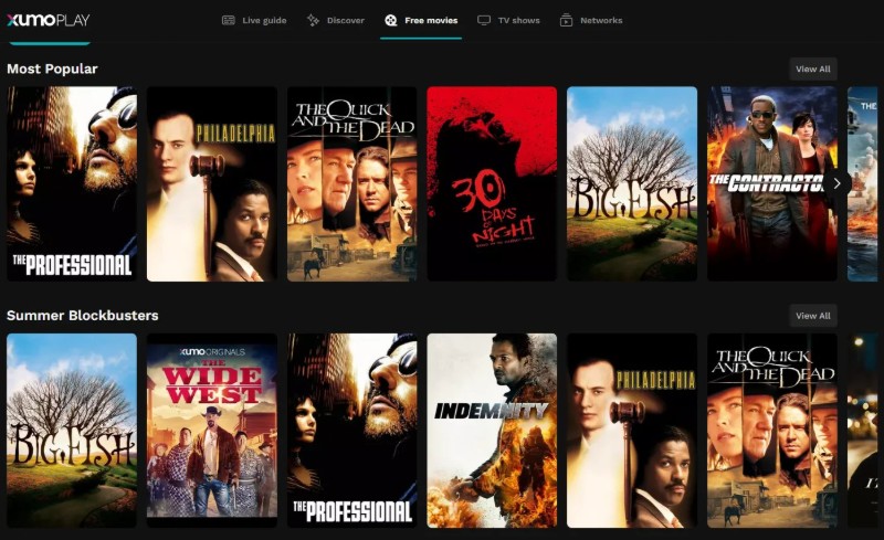 putlocker alternative - xumo play