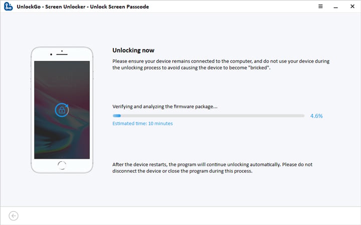 unlockgo unlock ios screen