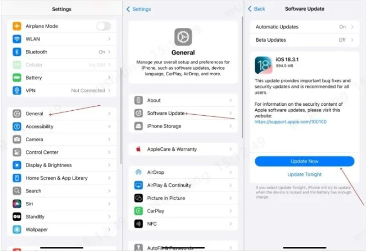 iOS 업데이트