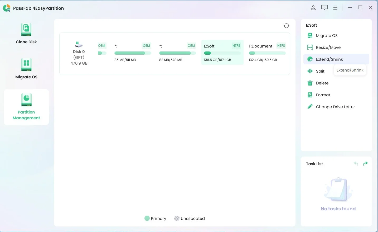 how to remove efi system partition