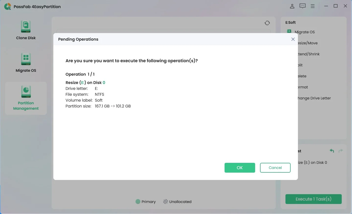 resize partition